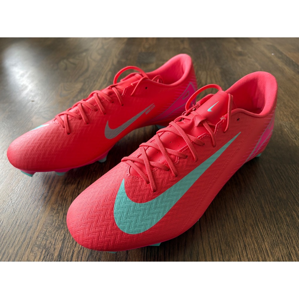 Nike Zoom Mercurial Vapor 15 Academy MG Soccer Cleats Crimson FQ8374-800 Mens 12